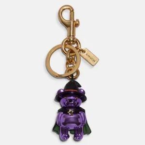 Coach Halloween Witch Bear Bag Charm